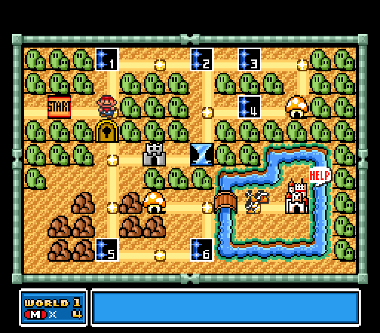 The Super Mario Bros. 3 world map
